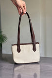 Fineur Mini Jute Shoulder Bag - Cream