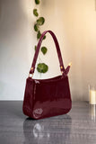 Fineur Shoulder Bag Shiny Crush - Maroon