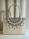 Fineur Mini Canvas Tote Mandala Loop - Beige