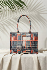 Fineur Canvas Tote Check Mate