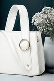 Trendy women’s handbag in White