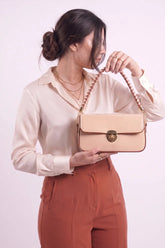 Fineur Shoulder Bag Sheen - Beige