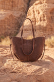 Luxora Tote Bag - Coffee Brown