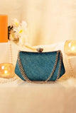 Fineur Clutch Bride - Peacock Blue