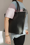 SwiftZip black tote bag for daily use