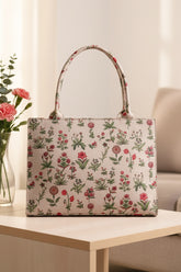 Fineur Canvas Tote Bag - Peach Blossom