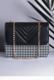 Shop Luxury ChevronFlap Handbag for Women in Pakistan - Black
