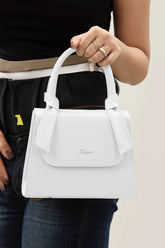 Fineur Handbag Mini Prism - White
