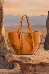 Luxora Tote Bag - Mustard
