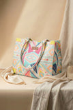 Fineur Canvas Tote Rainbow Mosaic