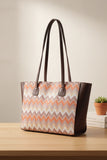 Fineur Side Rexine Canvas Tote Horizon
