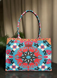 Fineur Canvas Tote Flower Loop