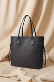 Fineur Duo Tote Checkered - Black