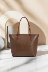 Fineur SwiftZip Tote Bag - Brown