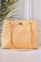 Fineur Cloud Chic Peach tote bag for women in Pakistan