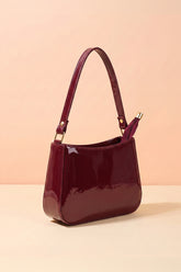 Fineur Shoulder Bag Shiny Crush - Maroon