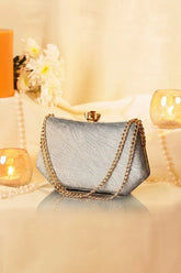 Fineur Clutch Bride - Silver