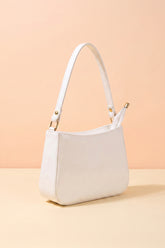 Fineur Shoulder Bag Shiny Crush - White