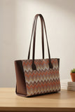 Fineur Side Rexine Canvas Tote Horizon