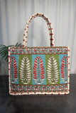 Fineur Canvas Tote Colorful Leaf