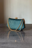 Fineur Clutch Bride - Peacock Blue