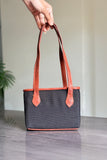 Fineur Mini Jute Shoulder Bag - Black