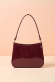 Fineur Shoulder Bag Shiny Crush - Maroon