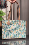 Fineur Side Rexine Canvas Tote Forest Charm