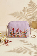 Fineur Crossbody Blossom Embroidered - Lilac
