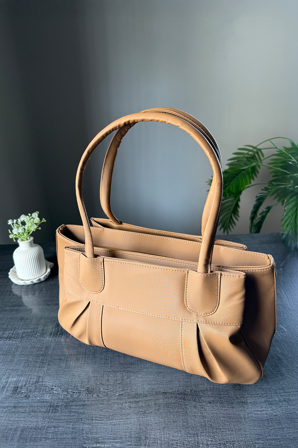 Fineur Shoulder Bag Puffy - Beige