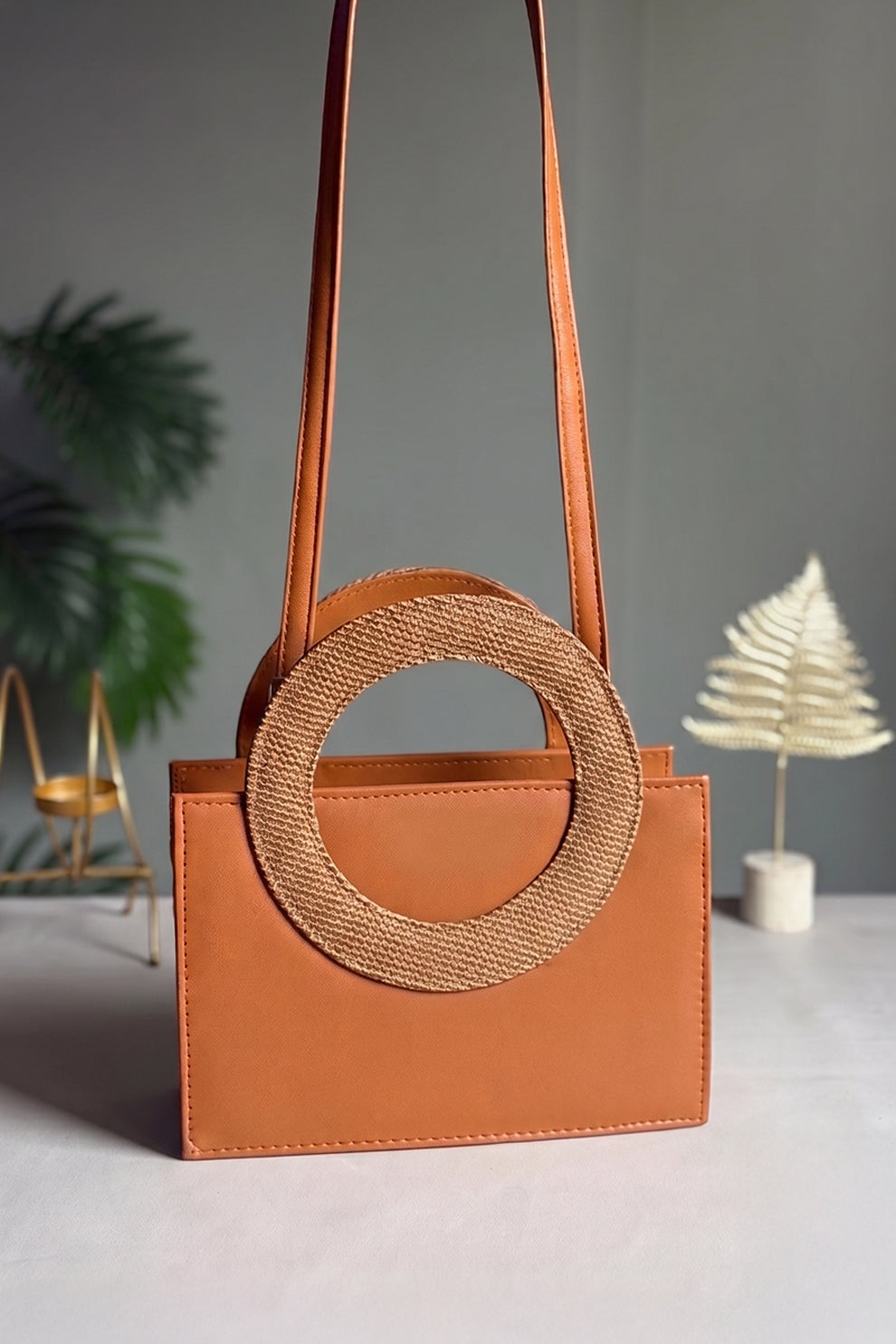Fineur Handbag O-Ring - Brown