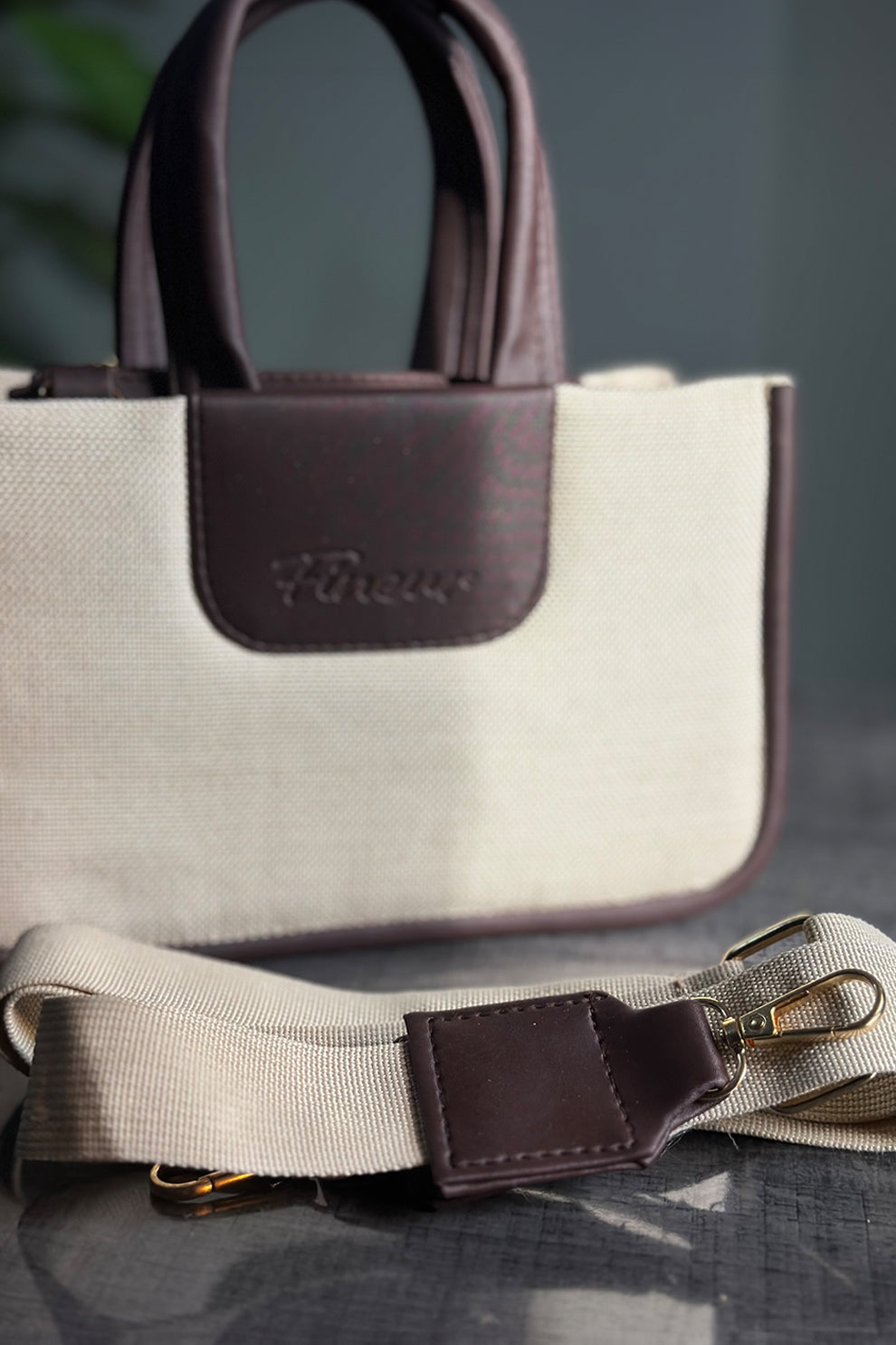 Fineur HandBag Haze - Coffee Brown
