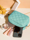 Urban Chic Crossbody Bag - Sky Blue
