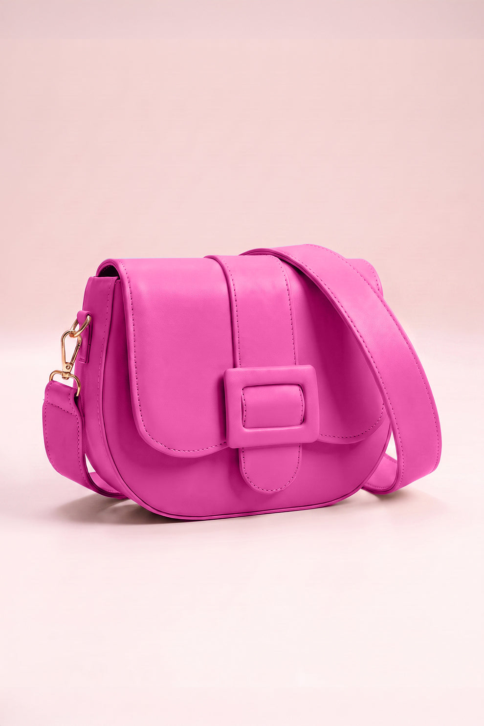 Fineur Shoulder Bag Nubi - Bright Pink