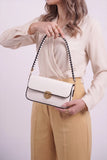 Fineur Shoulder Bag Sheen - White