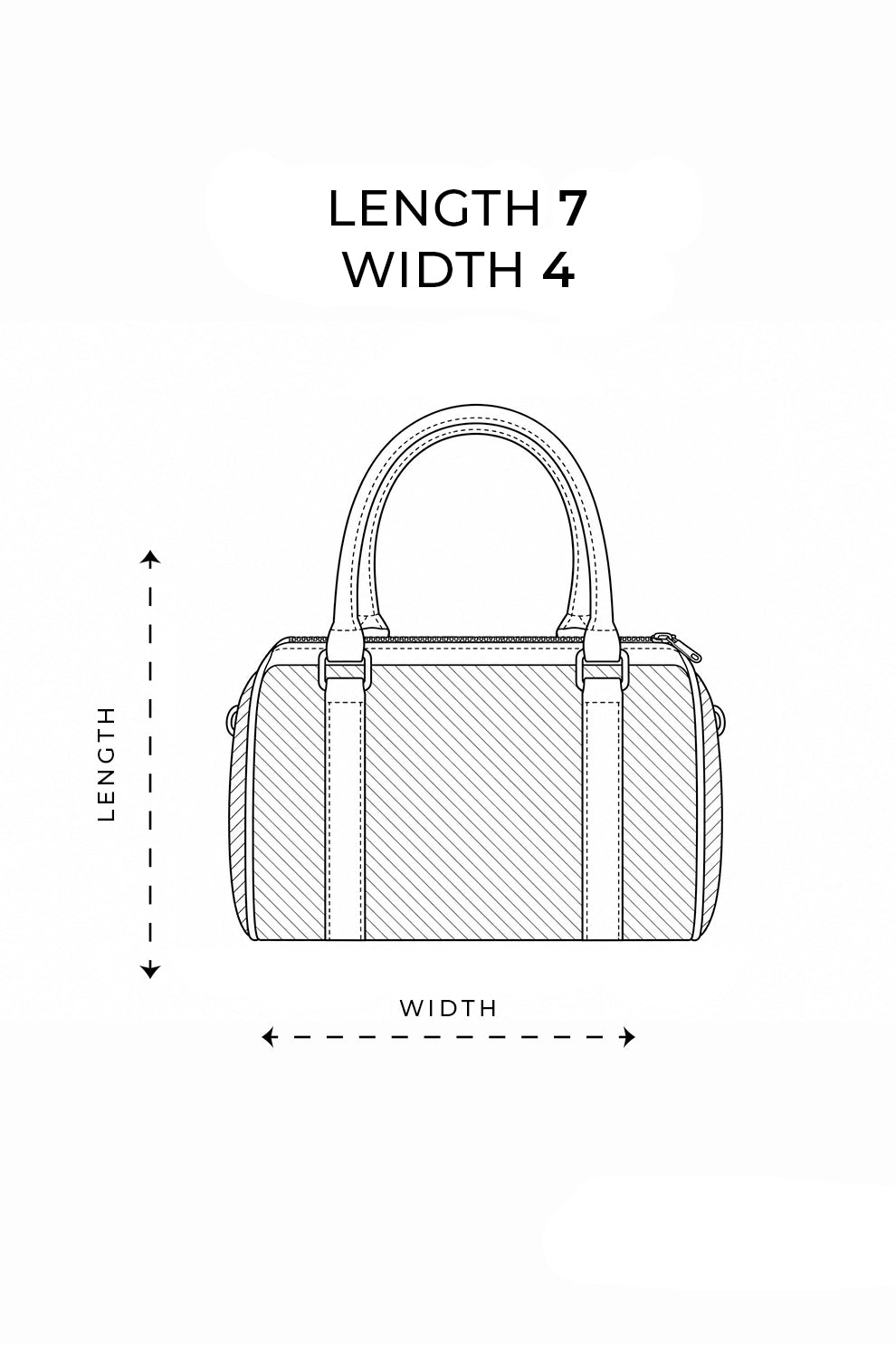 Fineur Handbag Duffy - Dark Brown