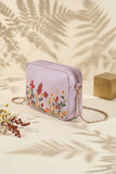 Fineur Crossbody Blossom Embroidered - Lilac