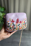 Fineur Crossbody Blossom Embroidered - Lilac