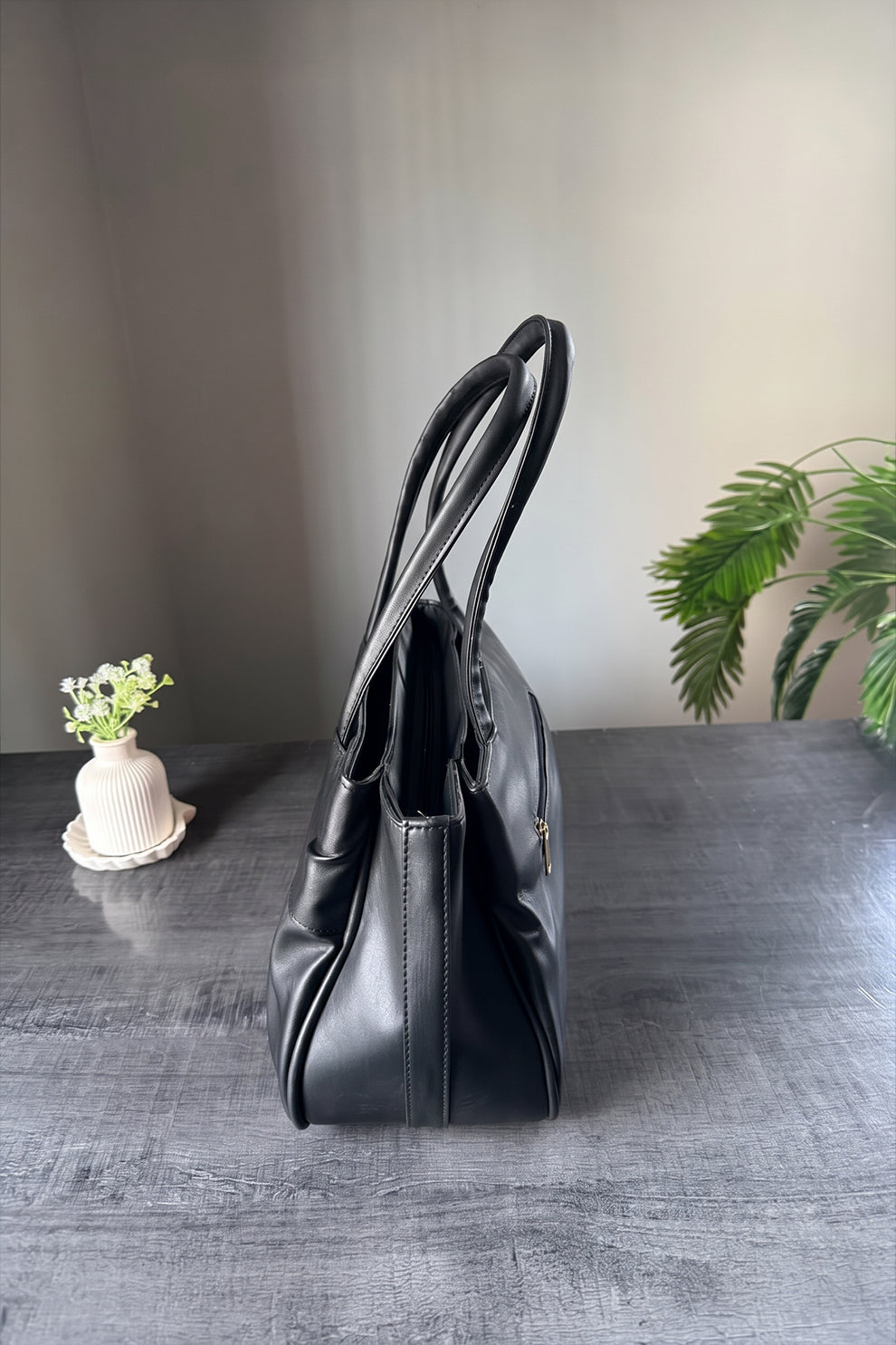 Fineur Shoulder Bag Puffy - Black