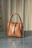 Truffle Charm Handbag - Dark Brown