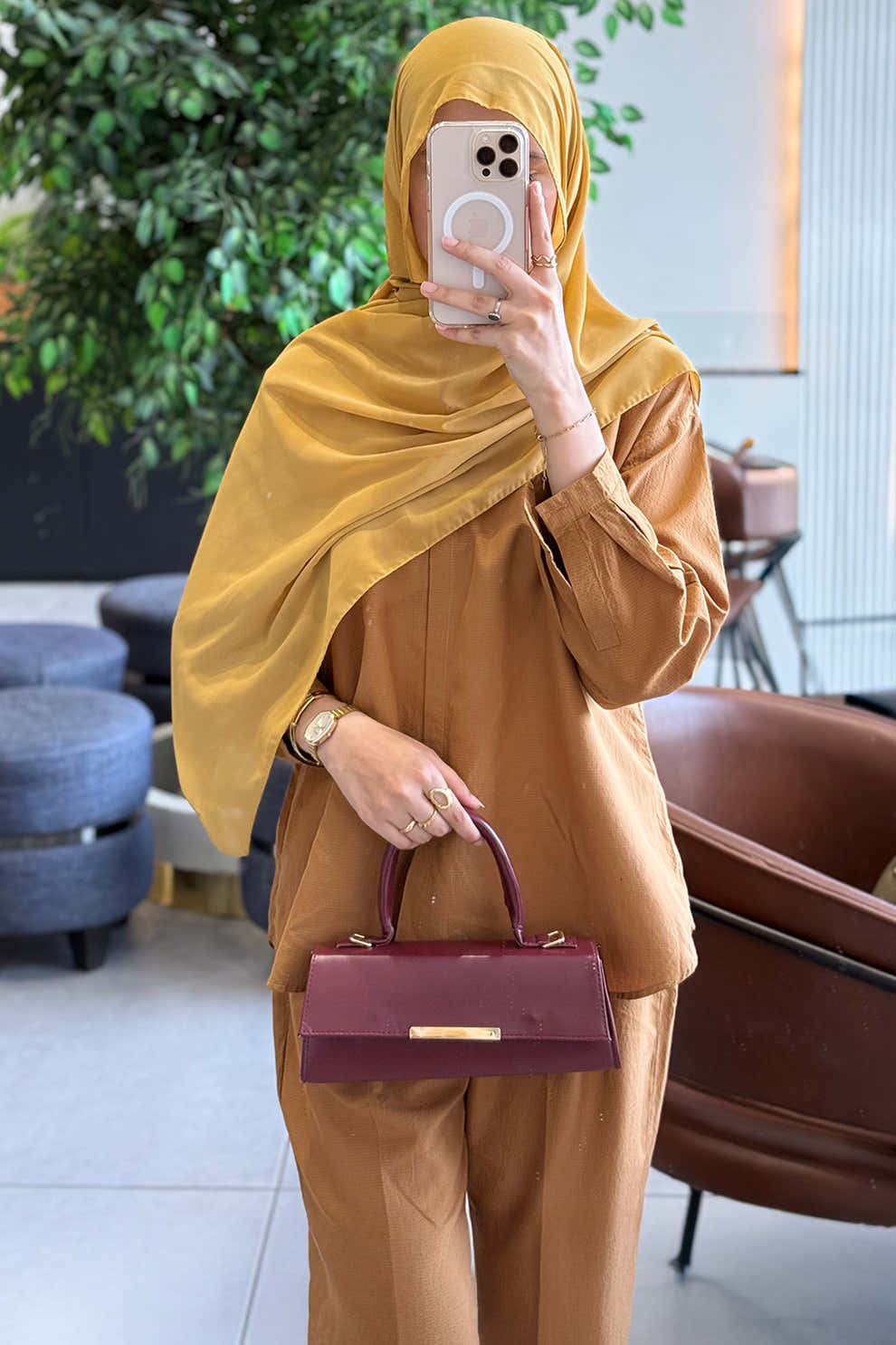 Fineur Handbag Vesper - Maroon