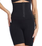 Florea - Seamless High Waist Corset for Flat Belly - Black