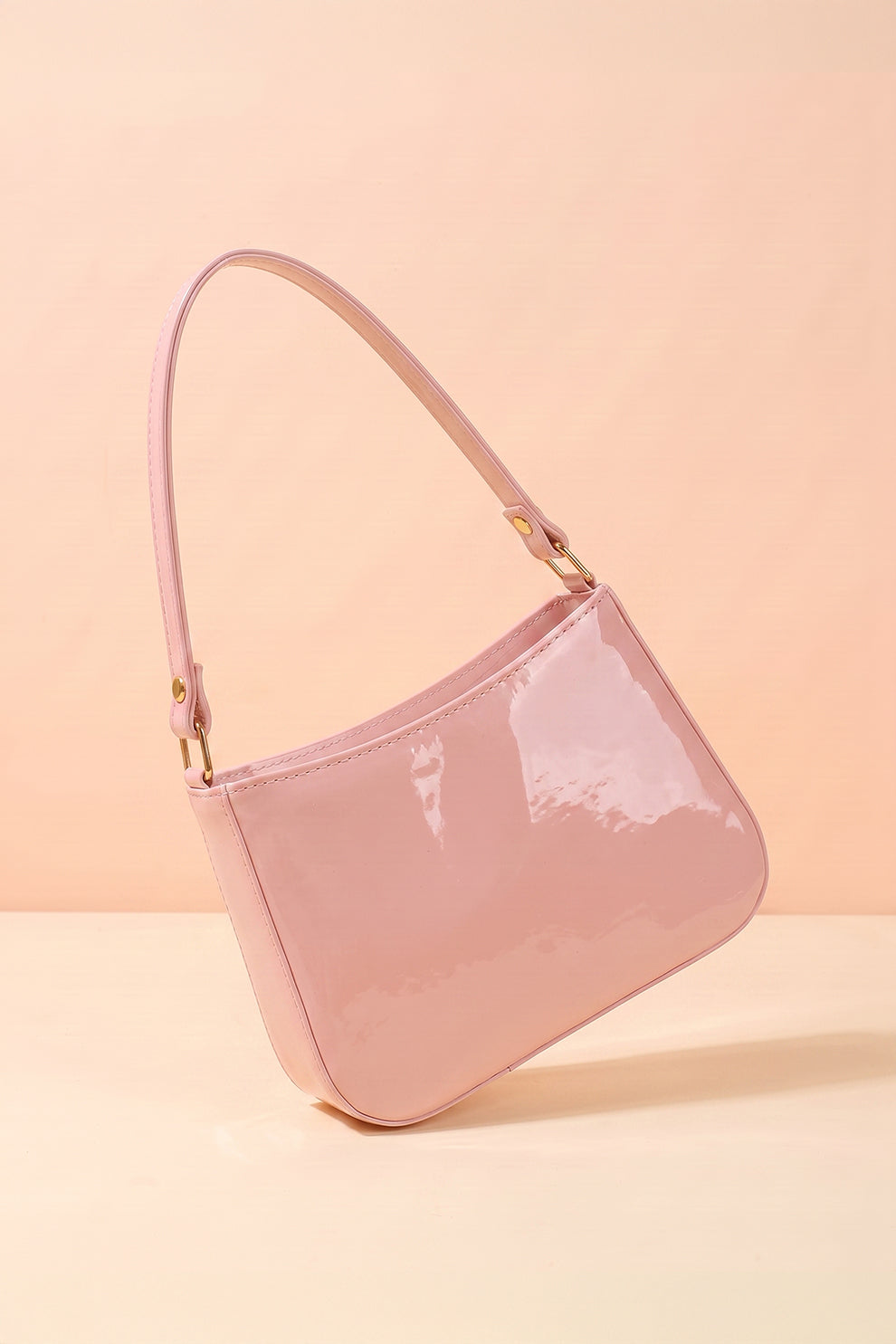 Fineur Shoulder Bag Shiny Crush - Peach