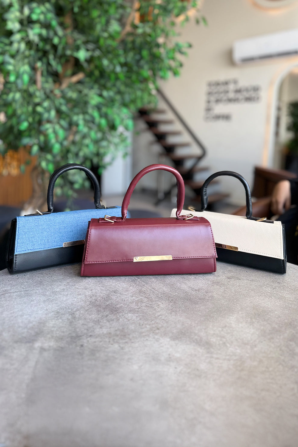 Fineur Handbag Vesper - Maroon