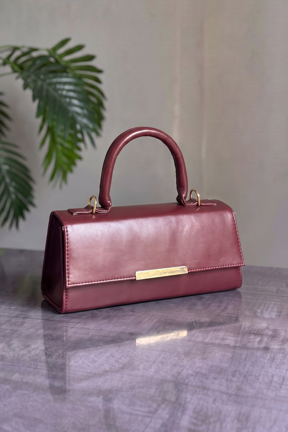 Fineur Handbag Vesper - Maroon