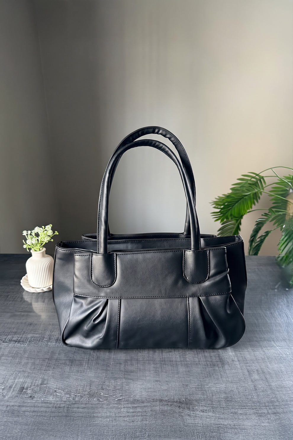 Fineur Shoulder Bag Puffy - Black