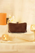 Fineur Clutch Shimmer - Chocolate Brown