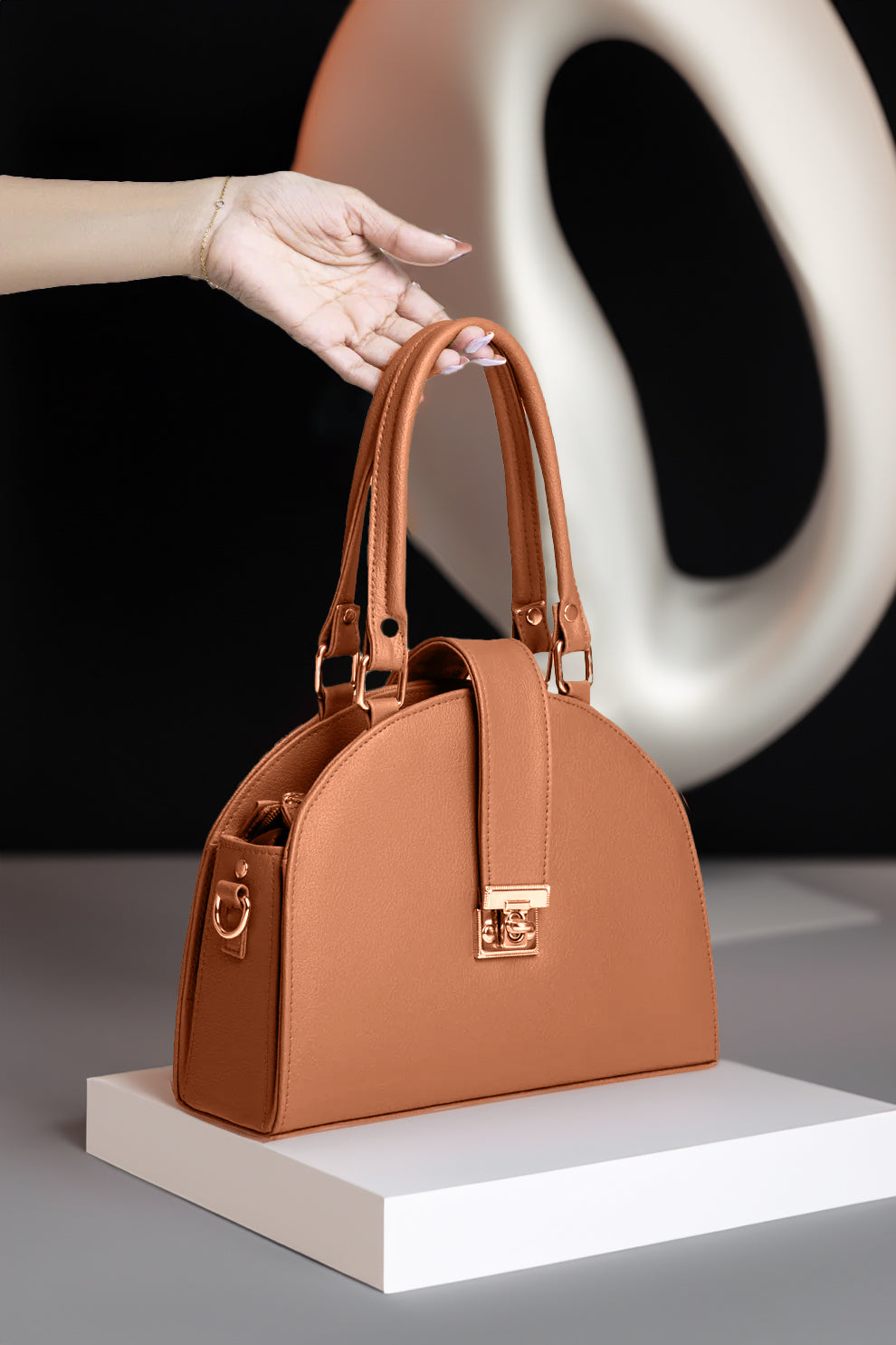 Fineur HandBag D-Box Brown