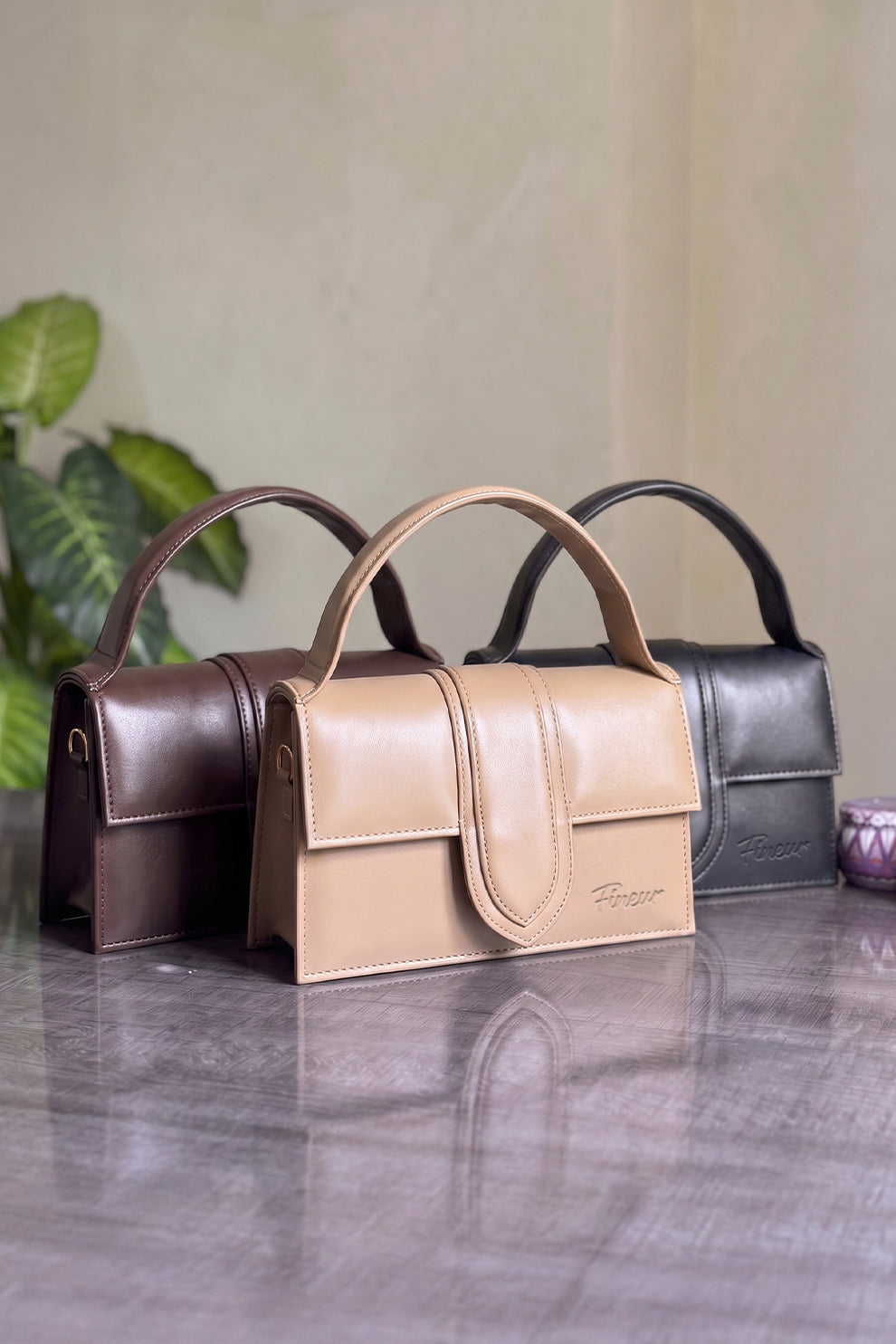 Fineur Handbag Bambyno - Brown