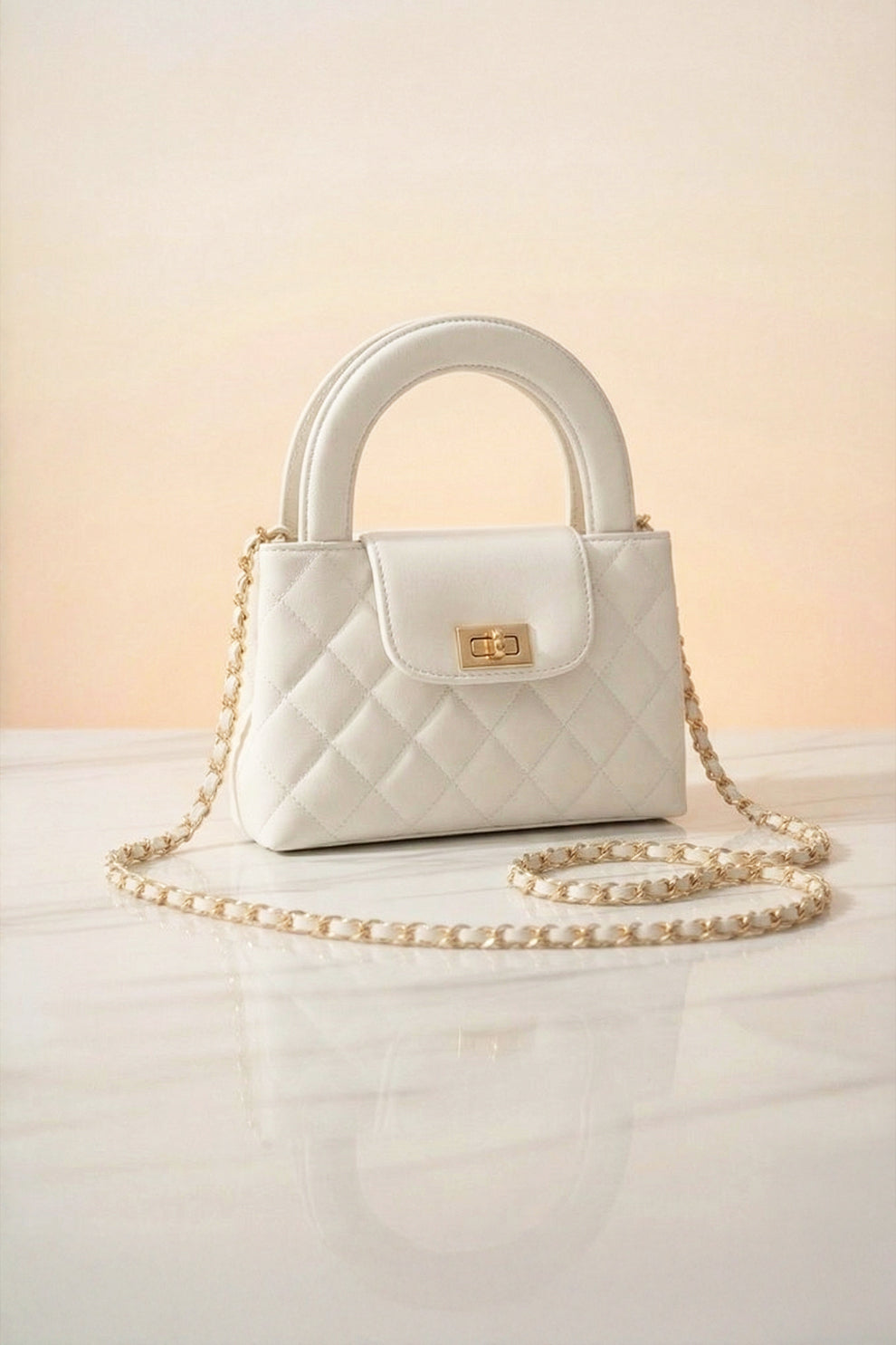 Fineur HandBag Fiora - White
